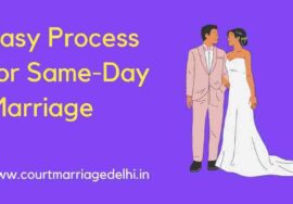 Same day court marriage